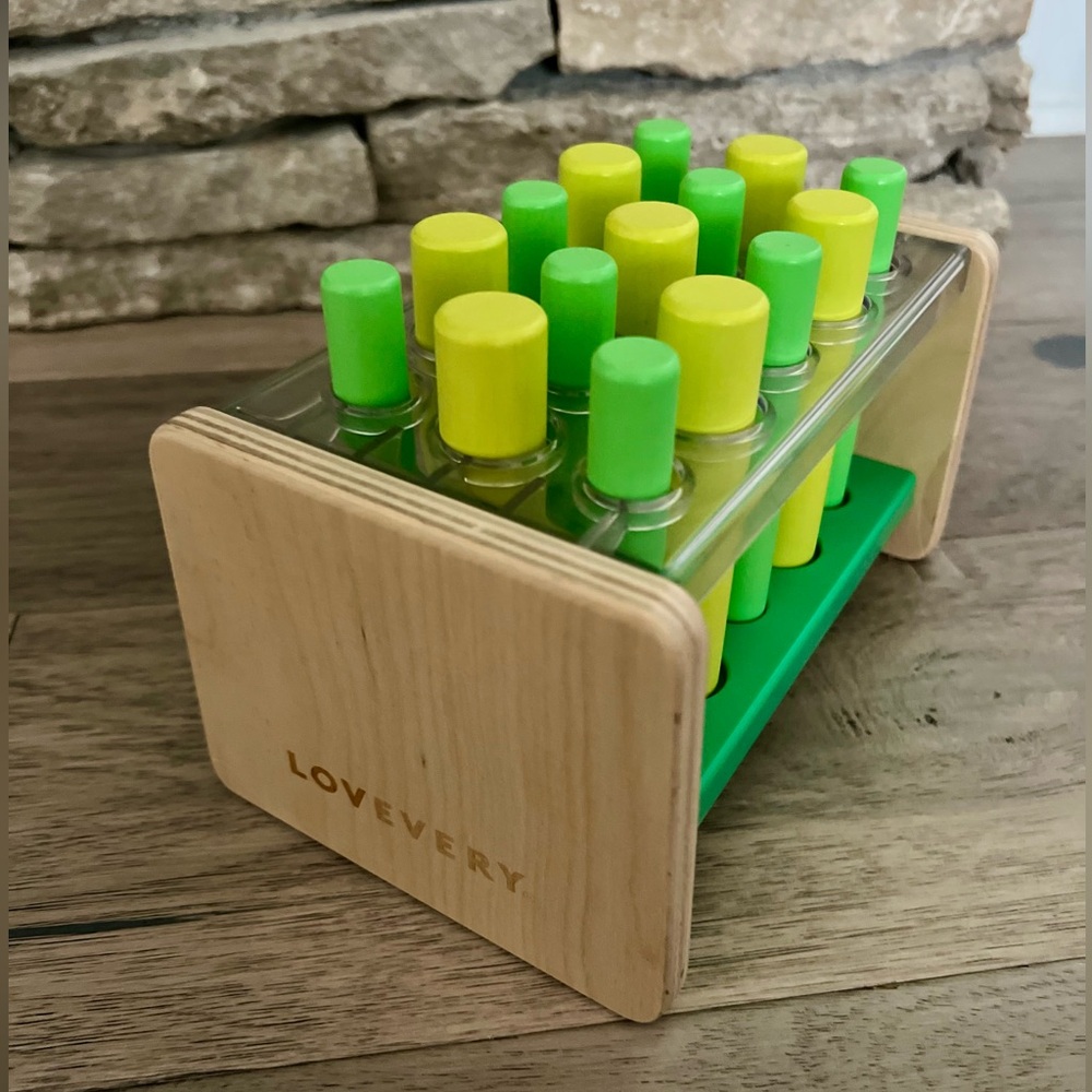 Lovevery posting stand puzzle toy